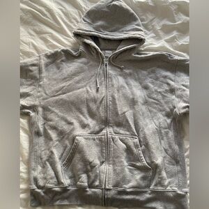 Aritzia TNA Cozy Fleece Boyfriend Zip Hoodie
